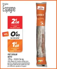 Fuet catalan 