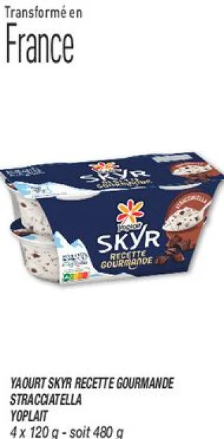 Yaourt skyr recette gourmande stracciatella