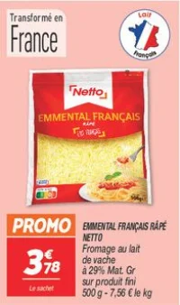 Emmental français râpé 