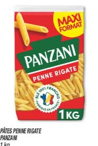 Pâtes  penne rigate