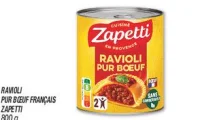 Ravioli pur bœuf français