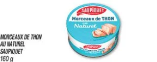 Morceaux de thon au naturel 