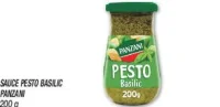 Sauce pesto basilic