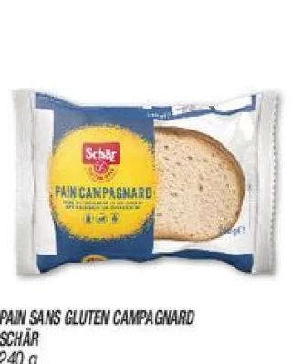 Pain sans gluten campagnard