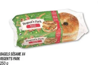 Bagels sésame x4