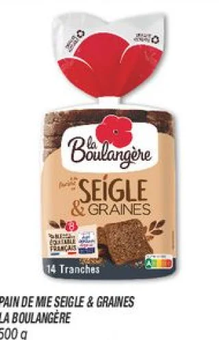 Pain de mie seigle & graines