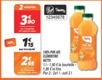 100% pur jus clémentine