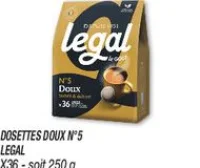 Dosettes doux n°5