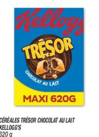 Céréales trésor chocolat au lait