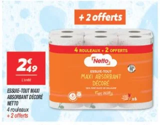 Essuie-tout maxi absorbant décoré
