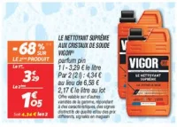 Le nettoyant suprême aux cristaux de soude