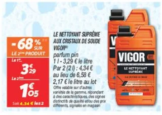 Le nettoyant suprême aux cristaux de soude