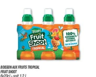 Boisson aux fruits tropical