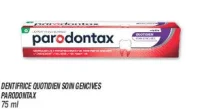 Dentifrice quotidien soin gencives