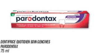 Dentifrice quotidien soin gencives