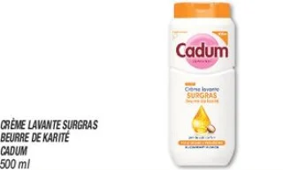 Crème lavante surgras  beurre de karité