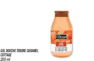 Gel douche tendre caramel