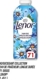 Adoucissant collection  24h de fraîcheur longue durée 71 doses