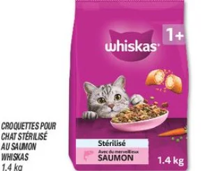 Croquettes pour chat stérilisé au saumon 