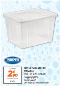 Boite de rangement 19l 