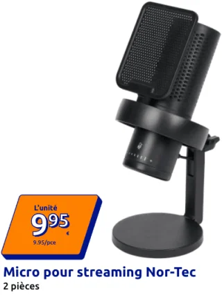 Micro pour streaming Nor-Tec