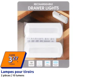 Lampes pour tiroirs