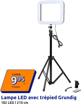 Lampe LED avec trépied Grundig