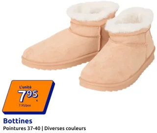 Bottines Pointures 37-40