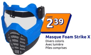 Masque Foam Strike X