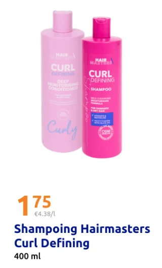 Shampoing Hairmasters Curl Defining
