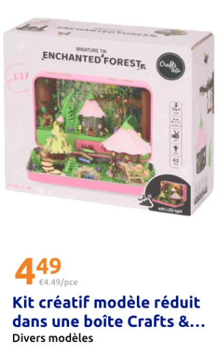 Kit créatif modèle réduit dans une boîte Crafts & Co