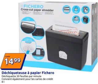 Déchiqueteuse à papier Fichero