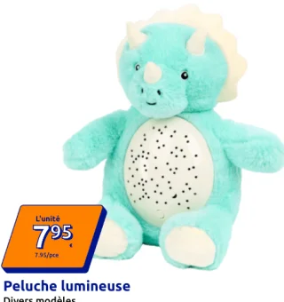 Peluche lumineuse Divers modèles