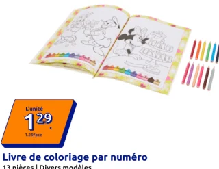 Livre de coloriage par numéro