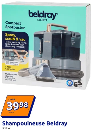 Shampouineuse Beldray 330 W