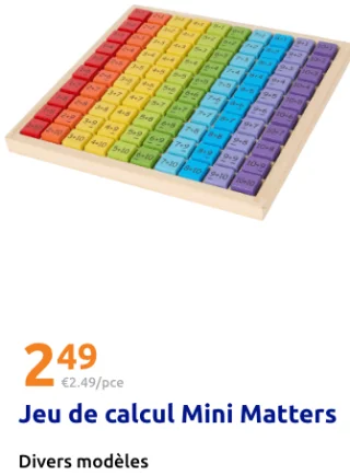 Jeu de calcul Mini Matters