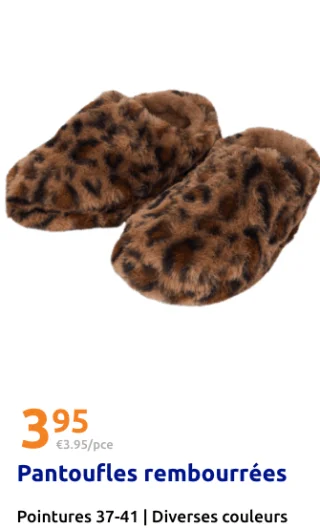 Pantoufles rembourrées