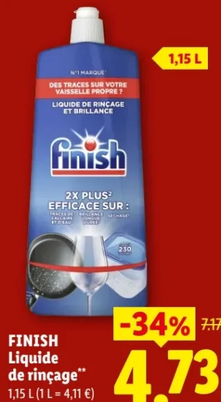 Finish Liquide de rinçage