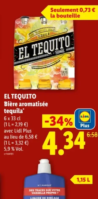El Tequito Bière aromatisée tequila
