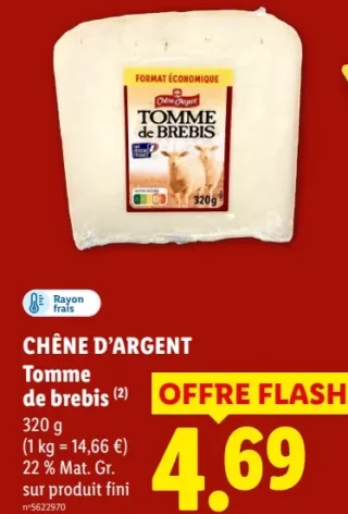 Tomme de brebis Chêne d'Argent