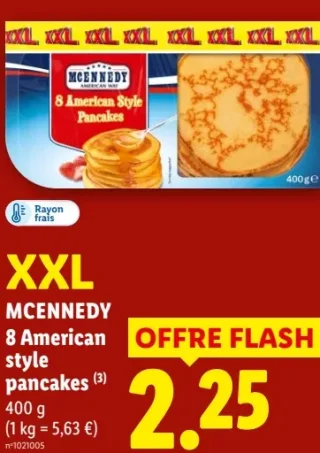 8 American style pancakes Mcennedy