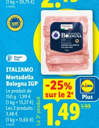ITALIAMO Mortadella Bologna IGP