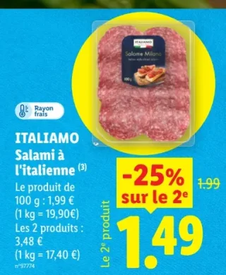 ITALIAMO Salami à l'italienne