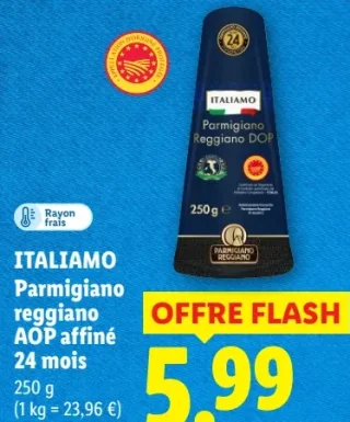 ITALIAMO Parmigiano reggiano AOP affiné 24 mois