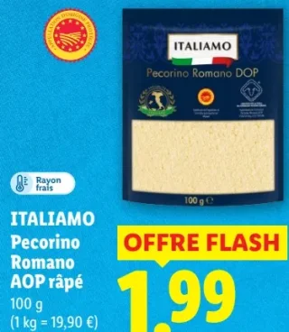 ITALIAMO Pecorino Romano AOP râpé