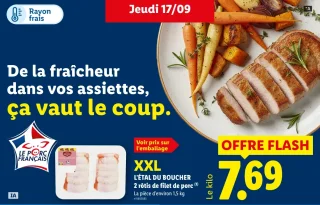 L'ÉTAL DU BOUCHER XXL 2 rôtis de filet de porc