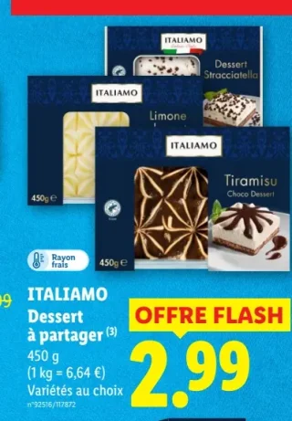 ITALIAMO Dessert à partager