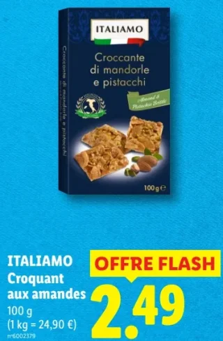 ITALIAMO Croquant aux amandes