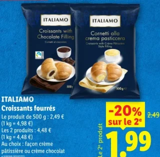 ITALIAMO Croissants fourrés