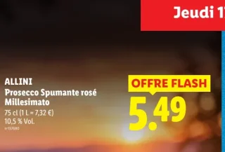 Allini Prosecco Spumante rosé Millesimato